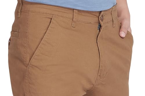 Image of DIVISIVE Men's Regular Fit Cotton Chinos Trousers Pants