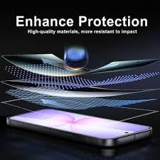 Image of 9H Tempered Glass Screen Protector for OnePlus 6 - Anti-Scratch, HD Clear, Bubble Free, White Edge | Pack of 10