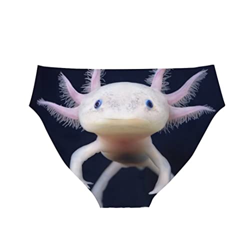 Image of Dellukee Sexy Women Underwear Briefs Breathable Hipster Panty White Alpaca Print