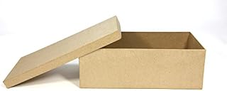Décopatch - Ref BT019O - Shoe Box - Papier Maché Object to Decorate - 13 x 19 x 13cm - Decorate with Décopatch Papers & PaperPatch Glue, Glitter, Paints