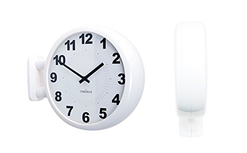 Amazon.co.jp: 両面電波時計 ダブルフェイス ウォール クロック