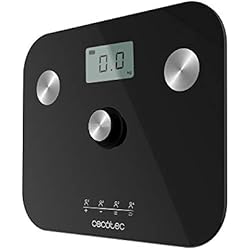 Bascula Cecotec 9400 Cecotec Báscula de baño Surface Precision EcoPower 10100 Full Healthy. Con Pulsador, Función bioimpedancia, Superficie vidrio templado de alta seguridad, Sensores de precisión