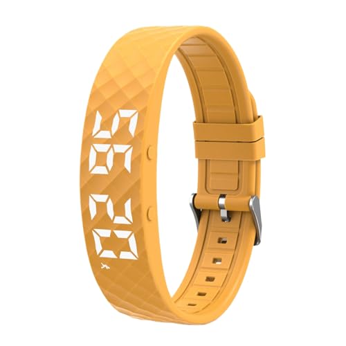 Genérico Pulsera con Alarma vibratoria: Correa de Silicona Suave, Potencia Duradera, diseño portátil Compacto, fácil de Usar y Ajustable | Dispositivo de gestión del Tiempo Personal Rutina de