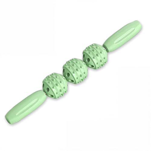 Rullo Massaggiatore Muscolare, Cilindro in Schiuma per Alleviare il Dolore e Allenarsi, Rullo Muscolare per Gambe, Rullo in Schiuma per Terapia Muscolare, Massaggio, Yoga, Rilassare i Muscoli, verde