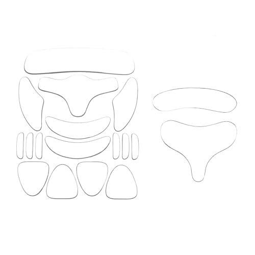 18 PCS Reusable Silicone Wrinkle Patches for Face Neck & Chest Overnight Smoothing Facial Strips for Forehead Frown Lines Crows Feet Smile Lines & Cleavage