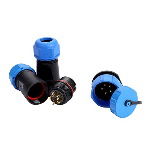 OPPWONG IP68 �h�� SP21 �q��v���O�R�l�N�^ ���O�����v�p 4.65�C���` �P�[�u������ 5�s�� �v���X�`�b�N�^�J 1�� (5�s��)