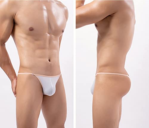 Men Underwear T-Back Thong G-String Sexy Breathable Lingerie Male Bikini Panties4