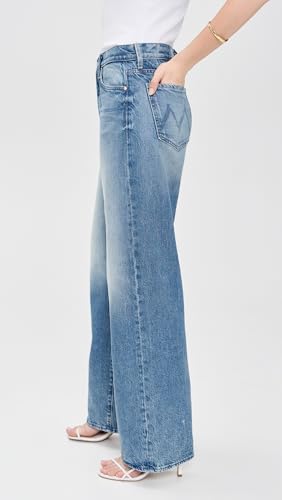MOTHER Women's The Dodger Button Sneak Jeans4
