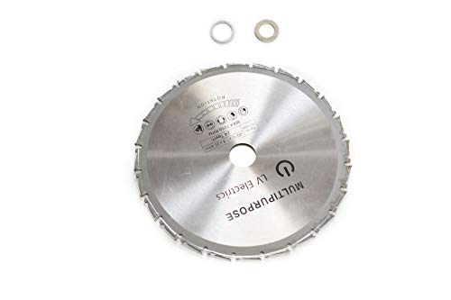 Hoja de sierra circular 24T de 210 mm, apta para cortar acero, aluminio, hierro y metales no ferrosos, madera y plástico