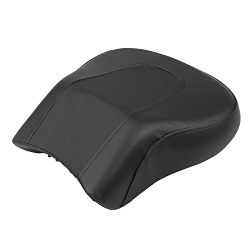 Siège de passager arrière en cuir synthétique noir de finition premium pour FLSTF Fat Boy
