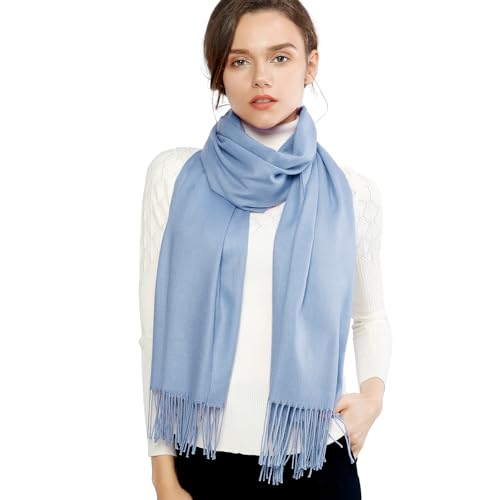Image of RIIQIICHY Women's Fringe Shawl Wrap Pashmina Scarf for Wedding Evening
