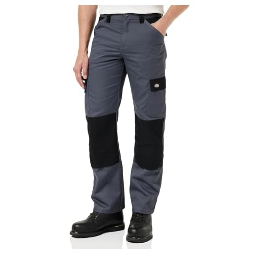 Dickies, Homme, PANTALON DE TRAVAIL, GRIS/NOIR, 32W/30L