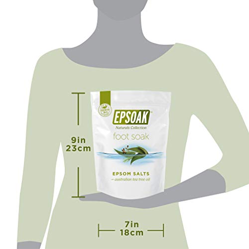 Tea Tree Oil Foot Soak with Epsoak Epsom Salt - 2 Pound Value Bag - Fight Bacteria, Nail Fungus, Athlete's Foot, and Unpleasant Foot Odor - Thumbnail 5