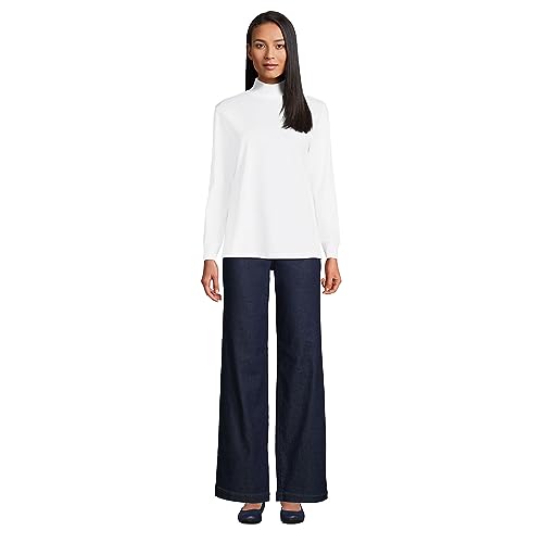 Image of Lands' End Women's Plus Size Long Sleeve Super T Mock