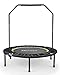 ANCHEER Faltbares Rebounder-Trampolin mit verstellbarem Griff, Fitness, Cardio-Training, für Erwachsene oder Kinder (max. Belastung 136 kg, Zero Stretch Sprungmatte) (Grün)