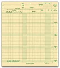 EGP Payroll-General Expense Ledger Sheet, 15 Ledgers