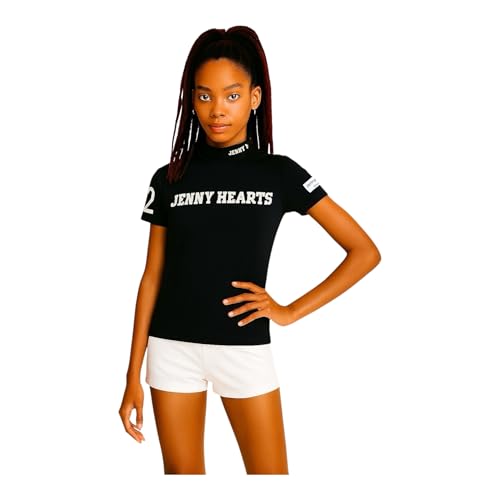 [Jenny Hearts] Jr. DRY GOLF MOCK NECK SHIRT/GIRLS StEFA (XS, lCr[)