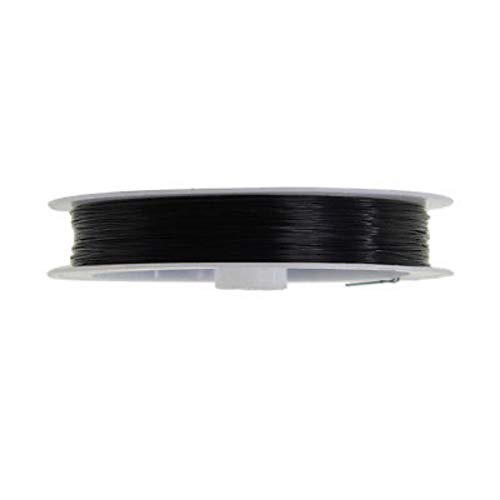 Image of Diy Crafts 148-164 Ft Tiger Tail Beading Wires Bright Bead Stringing Wires Stainless Steel /Multi Color, Pack of 1 Roll, Tiger Tail Roll (Silver)