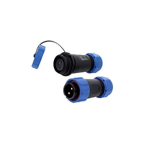 Connecteur étanche DS1110 résistant à l'eau IP67 kit mâle femelle 2 broches 3A