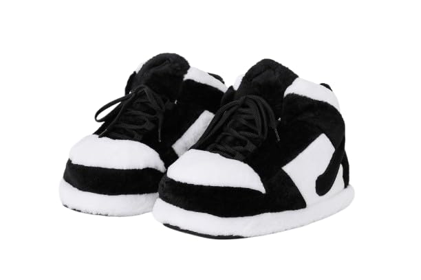 Image of Warm Furry Sneakers Slipper Comfy House Shoes Winter Plush Fuzzy Slipper Shoes For Women Men One Size Fits Most Fluffy Slides For Indoor Outdoor Bigfoot Gifts Houseshoes