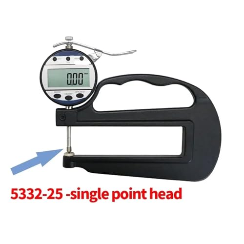 Calibrador digital de espesores 0-25,4 mm con pantalla LCD, precisión 0,01 mm, para papel, película, cuero y esponjas miniatura 2