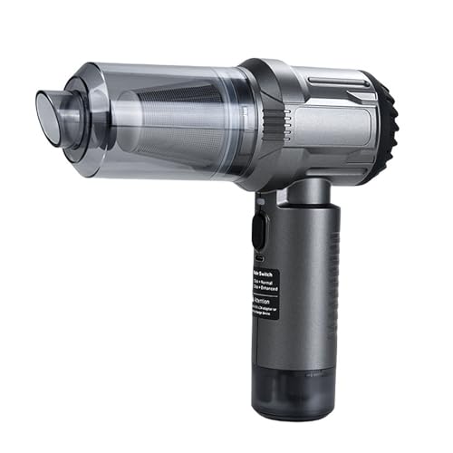 Aspiradora de Mano, Mini aspiradora Recargable por USB con Motor sin escobillas, indicador de batería y 2 Niveles(Brushless Standard Model Gray)