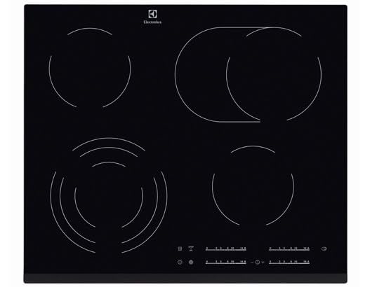 Plaque vitrocéramique Electrolux EHF6547FOK à zone triple extensible