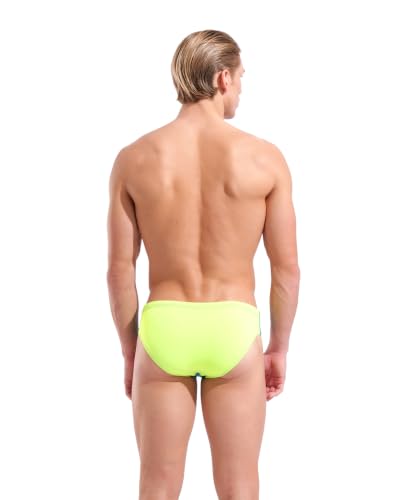 Image of Arena Men's Team Solid Swim Brief MaxLife Athletic Swimwear Professional Swimsuit Bathing Suit