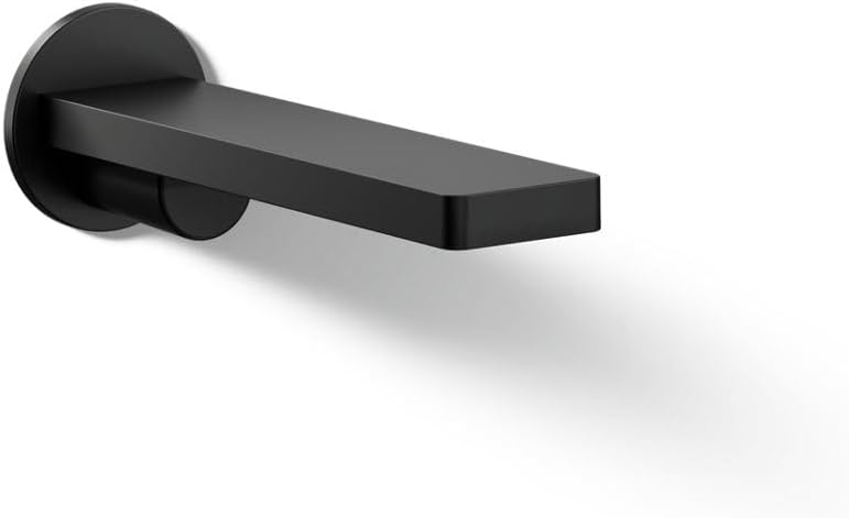 Kohler 73120-TT Composed Wall-Mount Non-Diverter Bath Spout, Vibrant Titanium