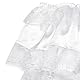 Satini Rüschen Spitze Sissy Gerafft Französisch Boy-Shorts Slips Dessous Seidig Satin Unterwäsche Höschen (Weiß - Weiße Spitze, XXL)