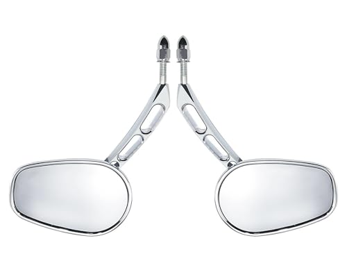 Espejo retrovisor para manillar en aluminio negro para Harley Iron 883 XL883N 3
