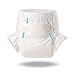 Littleforbig Adult Diaper 80 Pieces (8 Packs) - ABDry New White Diapers(M)