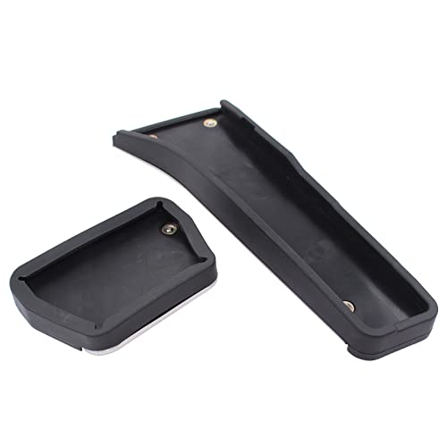Pedalabdeckung Pedalkappen Pedalsatz Fußpedal Bremspedal Gaspedal Pedale Abdeckung Pedalauflage Edelstahl Automatik Automatikgetriebe für 1er E81 E82 E87 E88 F20 F21 3er E46 E90 X5 F15 F85