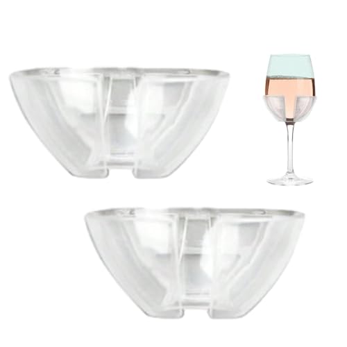Generic Bathroom Wine Glass Holder, Traceless Wall Mounted Bathtub Trays, Anti-Slip, Transparent 2 Pack, 6.9x3x0.1cm/2.72x1.18x0.04 inches, Bathroom Storage, Bathtub Organization, Wine Glass Display