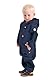 first instinct by killtec Jungen Fiow 35 Mns Onpc Softshell Overall mit Kapuze, dunkelblau, 110/116 EU