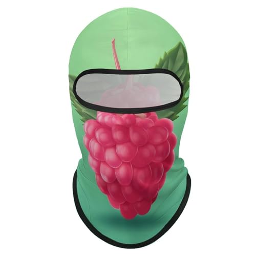 Máscara facial de pasamontaña roja para hombre y mujer, protección solar, transpirable, cubre todo el cráneo para senderismo, ciclismo, correr, conducir miniatura 7