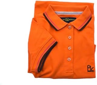 PROF.KNOTS Women's Cotton Solid Polo Dress