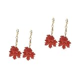 VALICLUD 2 Juegos Llavero Pendientes Personalizados Soporte De Cuchara De Gadget Protector De Ollas Soporte De Tapa De Olla Reemplazable Lindos Marcadores Orange Cristal 2 Piezas * 2