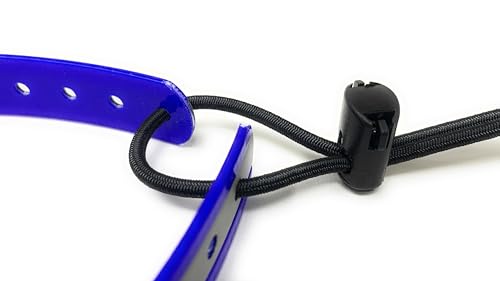 Coleira eletrônica GPS de substituição com elástico ajustável, design de vários furos e fecho de alt