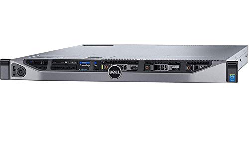 Dell PowerEdge R630 Server with 2 x Intel Xeon E5-2620 v4 8-Core 2.1GHz CPU, 64GB DDR4 RAM, 7.68TB SSD, RAID, Rail Kit, Windows Server 2016 OS (Renewed)