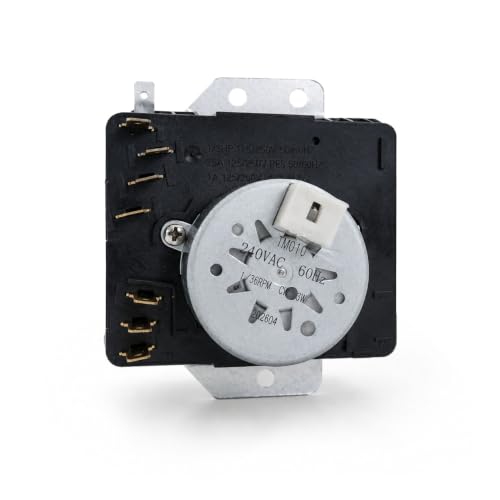 WPW10185972 Dryer Timer Compatible with Whirlpool Maytag Kenmore Amana Roper & Admiral Dryers Replaces W10185972 WPW10185972VP PS11749827 AP6016537 1481701