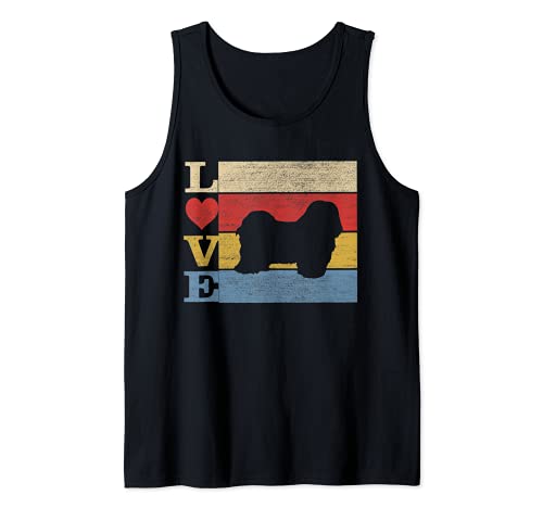 Dogs 365 Retro Love Havanese Dog Vintage Gift Canotta