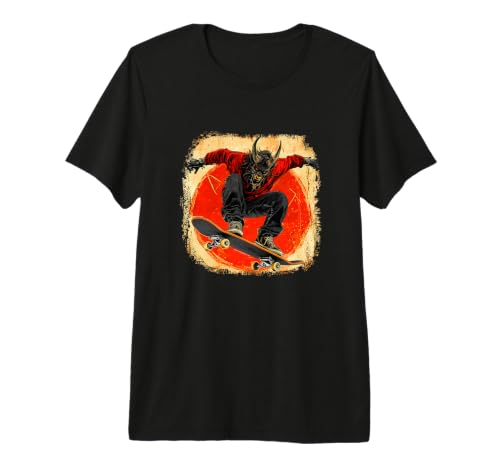 Skater Diablo Camiseta Premium