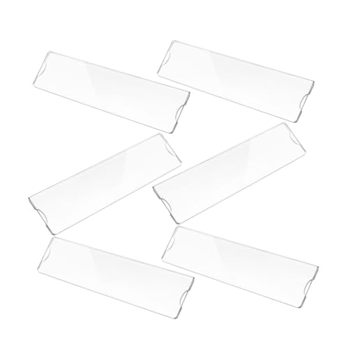 Cabilock Placas Identificativas Puertas Acrílico Transparente 6 Soportes Montaje Pared Para Oficinas Aulas Hospitales