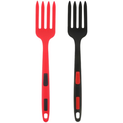 UTHCLO Dinner Fork Portable Food Fork Reusable Kitchen Supply Ergonomic Salad Fork