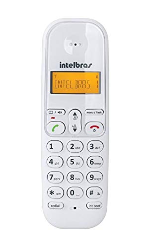 Kit Telefone sem fio TS 3110 Com 4 Ramal Adicional Intelbras Branco Dect 6.0