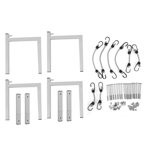 Rack à échelle pour remorque fermée en acier lourd support latéral de fixation
