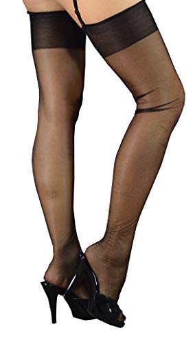 Pearl & Poseidon Olivia - Very Sheer Nylon Stockings Vintage Look2