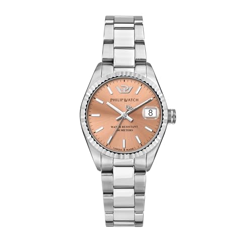 Philip Watch Reloj Mujer, Hora, Fecha, Analógico, 31 mm, Colección Caribe Urban, Regalo para Novia, Amiga, Esposa