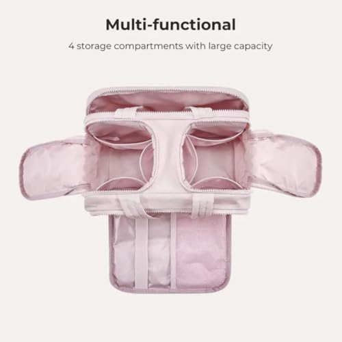 Maison Ginza Cloud Carry Bag, Convely Toiletry Bag, Dry and Wet Separation, Large Capacity Waterproof with Handle (Khaki,one size)3